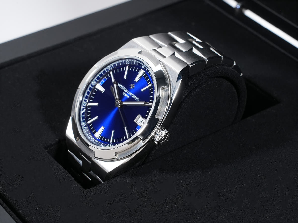 Vacheron Constantin Overseas Automatic Ref.4520V/210A-B128 Blue Dial Good Condition 7wkjvts2