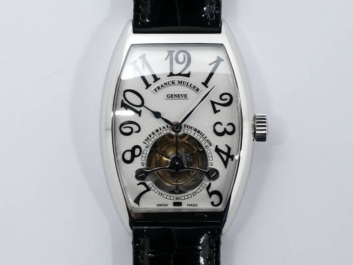 フランクミュラー インペリアル トゥールビヨン Ref.5850T シルバー文字盤 中古 q5sg9yym