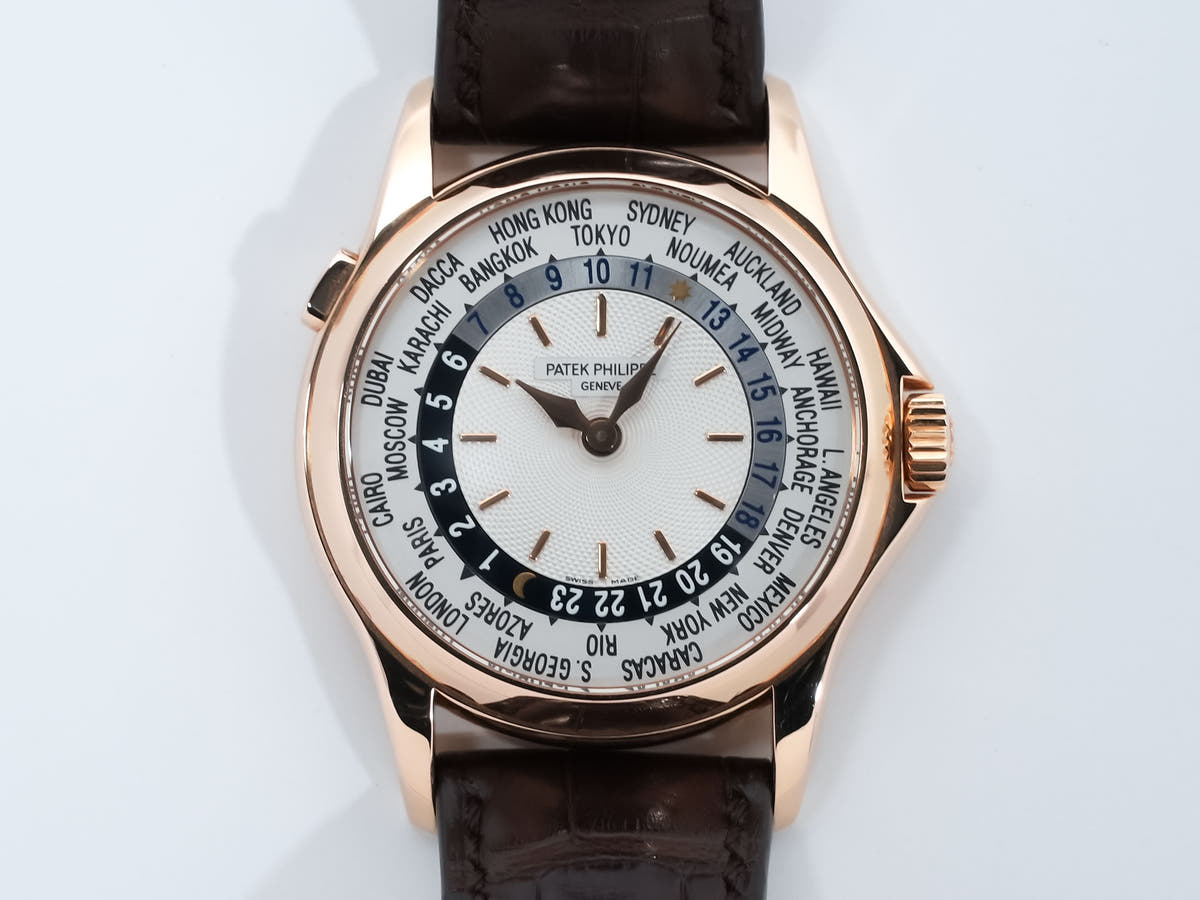 パテックフィリップ コンプリケーション ワールドタイム Ref.5110R-001 シルバー文字盤 中古 38upadup