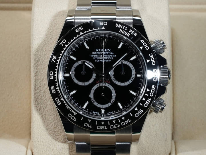 ロレックス デイトナ Ref.126500LN ステンレススチール ブラック文字盤