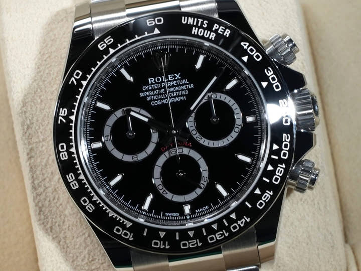 ロレックス デイトナ Ref.126500LN ステンレススチール ブラック文字盤