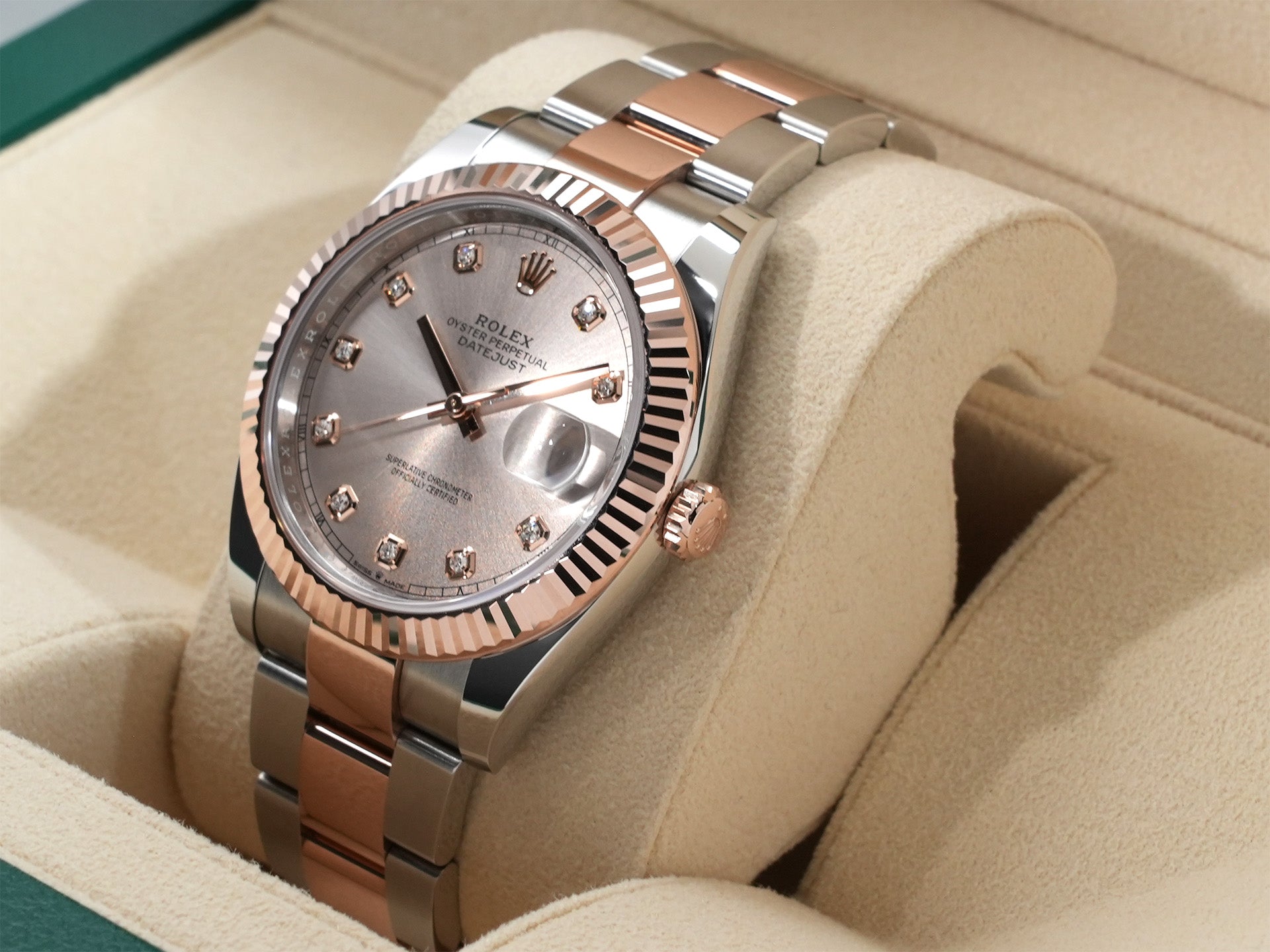 未使用)ROLEX ロレックス デイトジャスト 41 126334G ブルー 10P