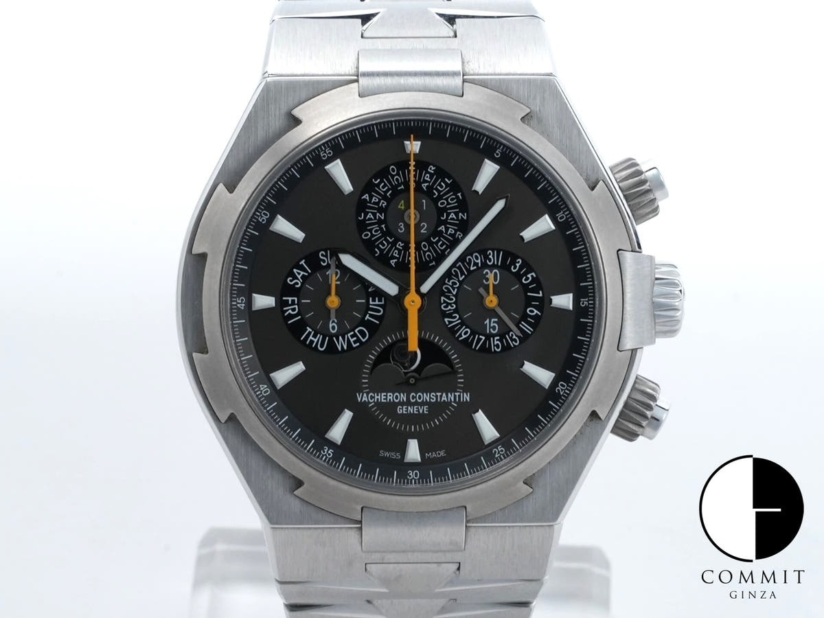 Vacheron Constantin Overseas Perpetual Calendar Chronograph Ref.49020/000W-9656 Grey Dial Good Condition hvhvs2v8