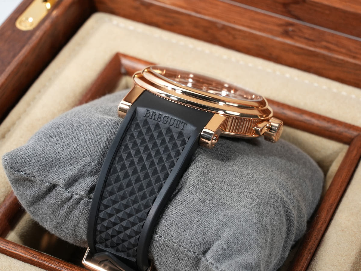 ブレゲ マリーン GMT Ref.5857BR/Z2/5ZU 18KRG グレー文字盤 中古 u8wjswu6