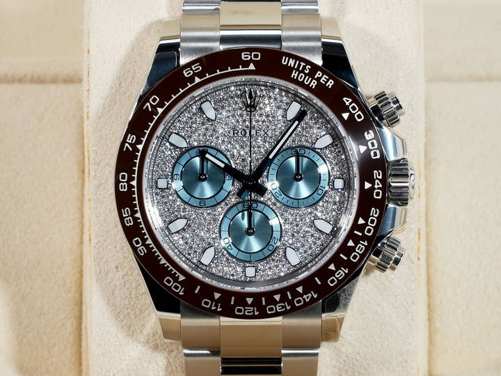 ロレックス デイトナ Ref.116506 プラチナ パヴェダイヤモンド文字盤 美中古 r53sw4c7
