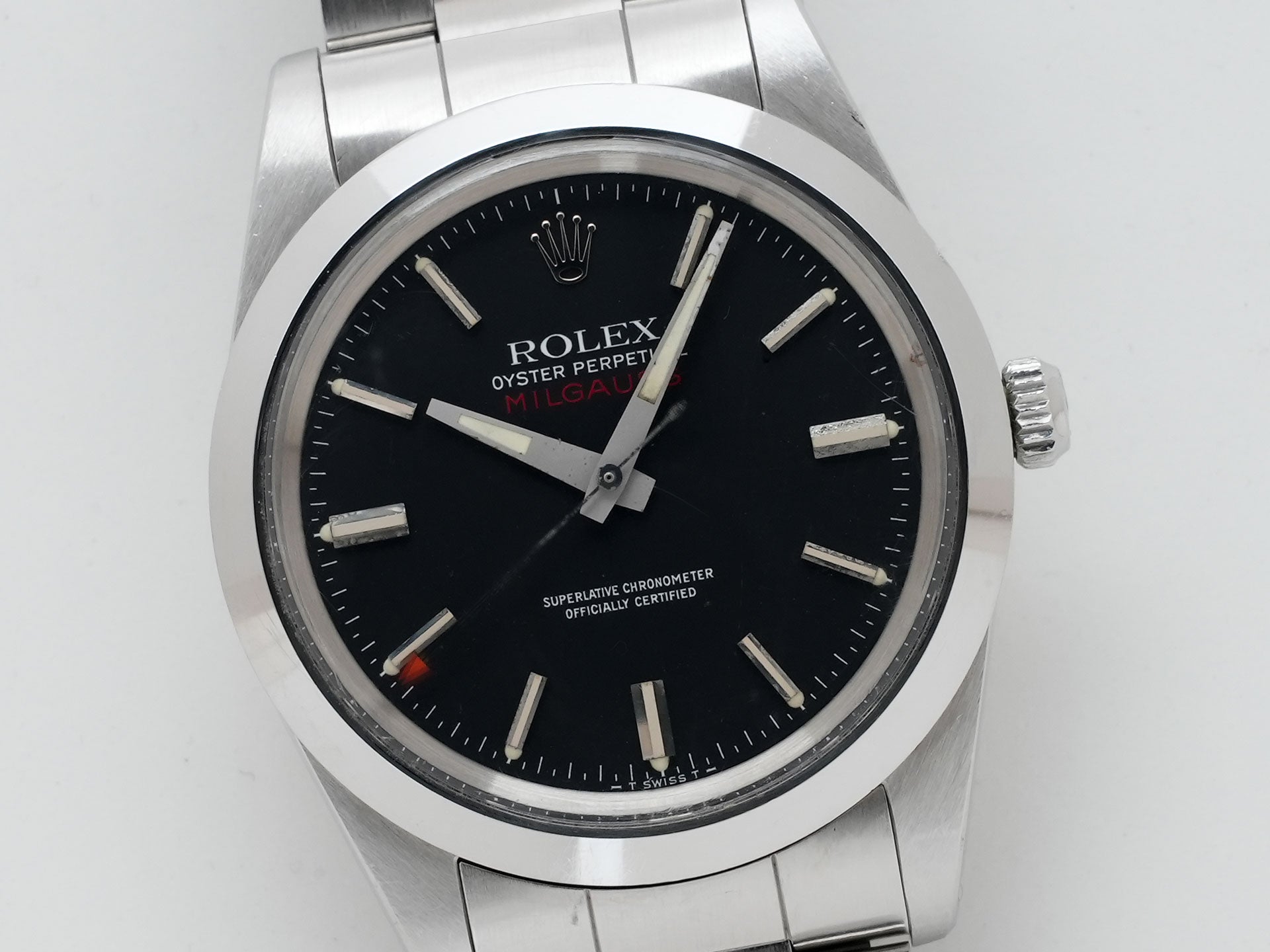 ロレックス ミルガウス Ref.1019 SS ブラック文字盤 中古 fh79dqjr