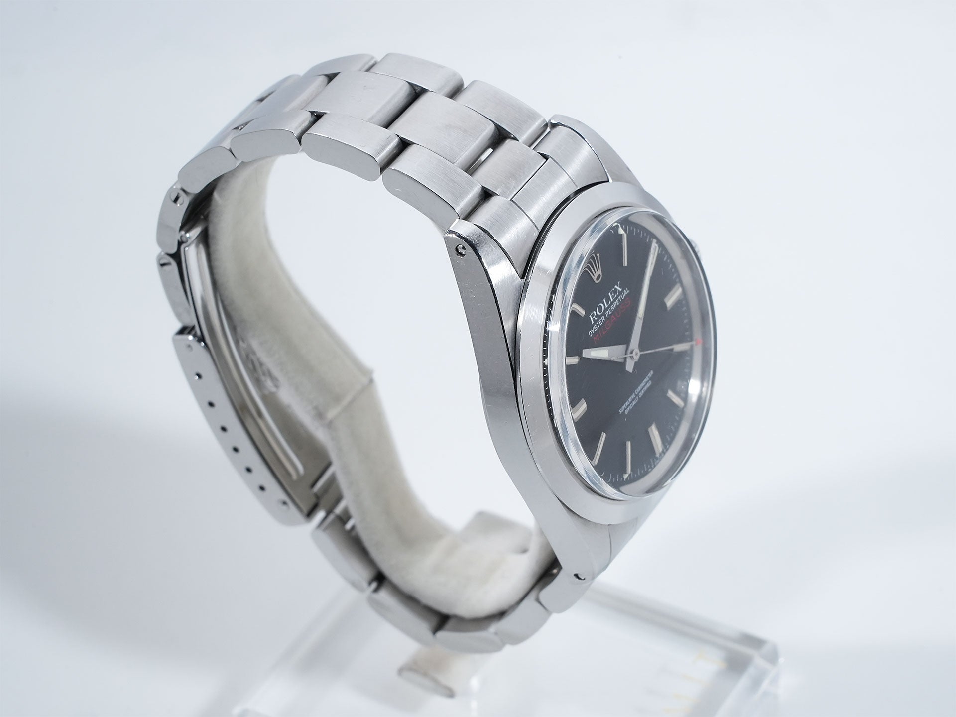 ロレックス ミルガウス Ref.1019 SS ブラック文字盤 中古 fh79dqjr