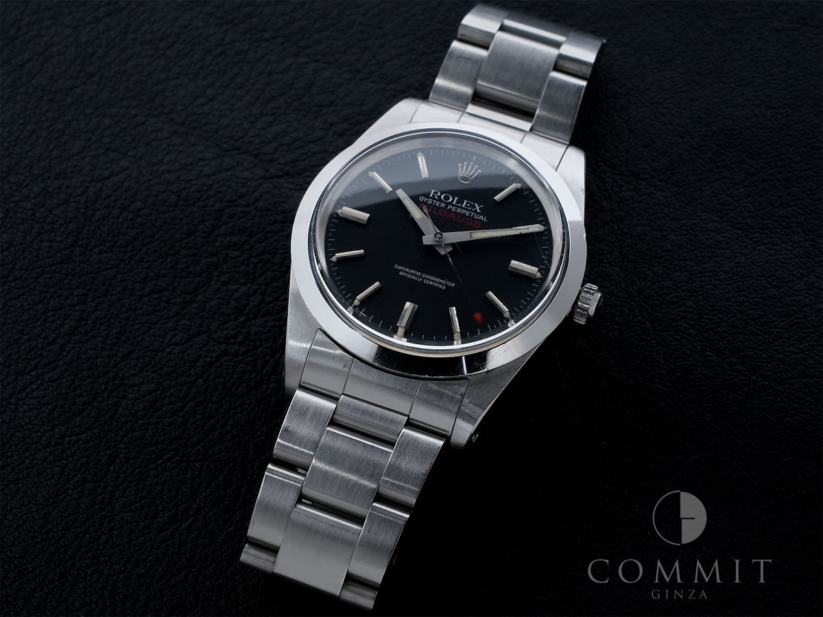 Rolex Milgauss Ref.1019 SS Black Dial Used fh79dqjr