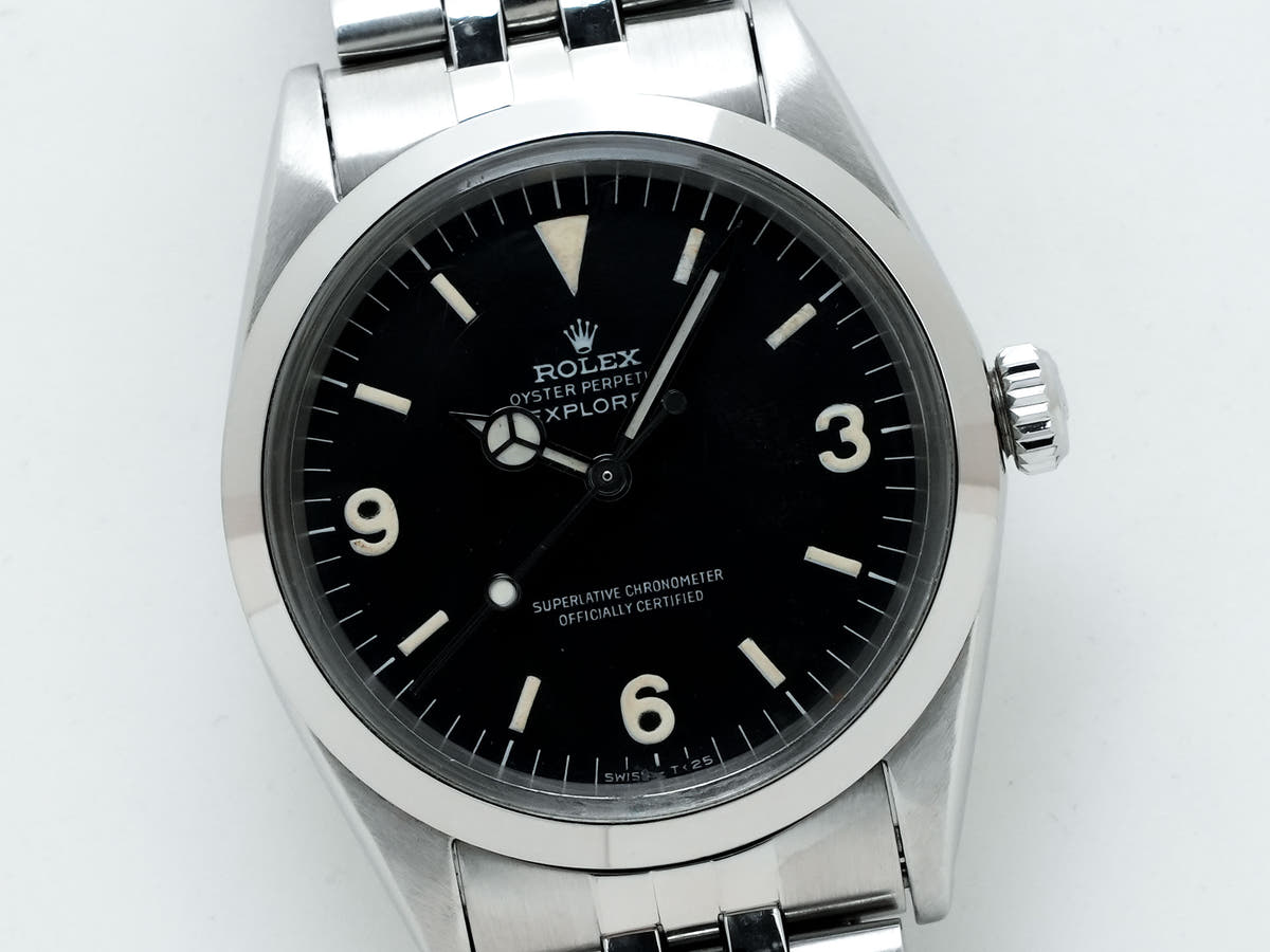 ロレックス エクスプローラーI Ref.1016 ブラック文字盤 中古 qvu4qeix