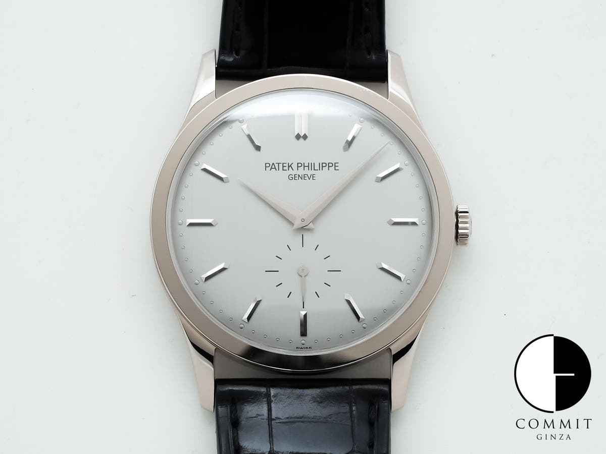 パテックフィリップ カラトラバ Ref.5196G-001 シルバー文字盤 美中古 peajw9gf