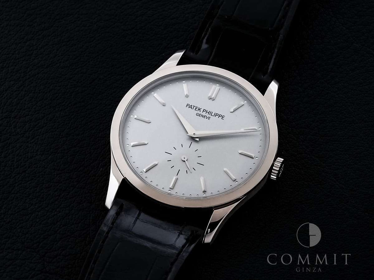 パテックフィリップ カラトラバ Ref.5196G-001 シルバー文字盤 美中古 peajw9gf