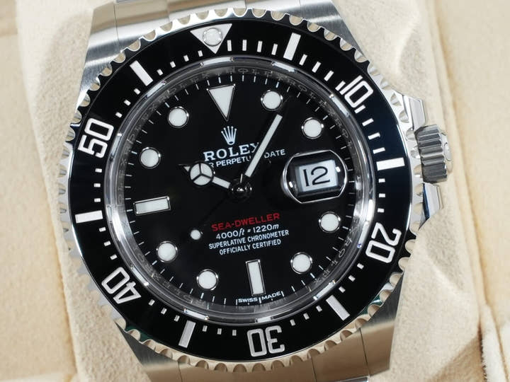 ロレックス シードゥエラー Ref.126600 ステンレススチール ブラック文字盤