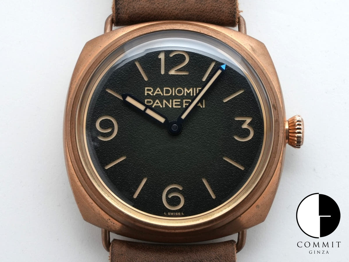 パネライ ラジオミール ブロンゾ Ref.PAM00760 BRONZE グリーン文字盤 中古 xiarcfw2