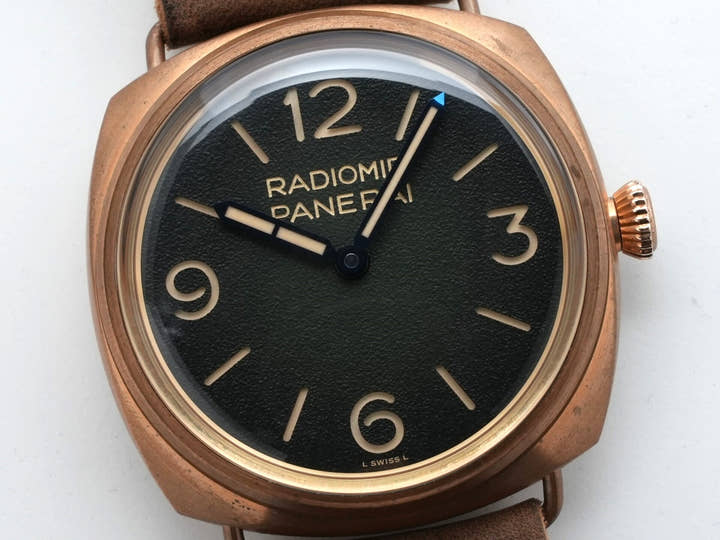 パネライ ラジオミール ブロンゾ Ref.PAM00760 BRONZE グリーン文字盤 中古 xiarcfw2