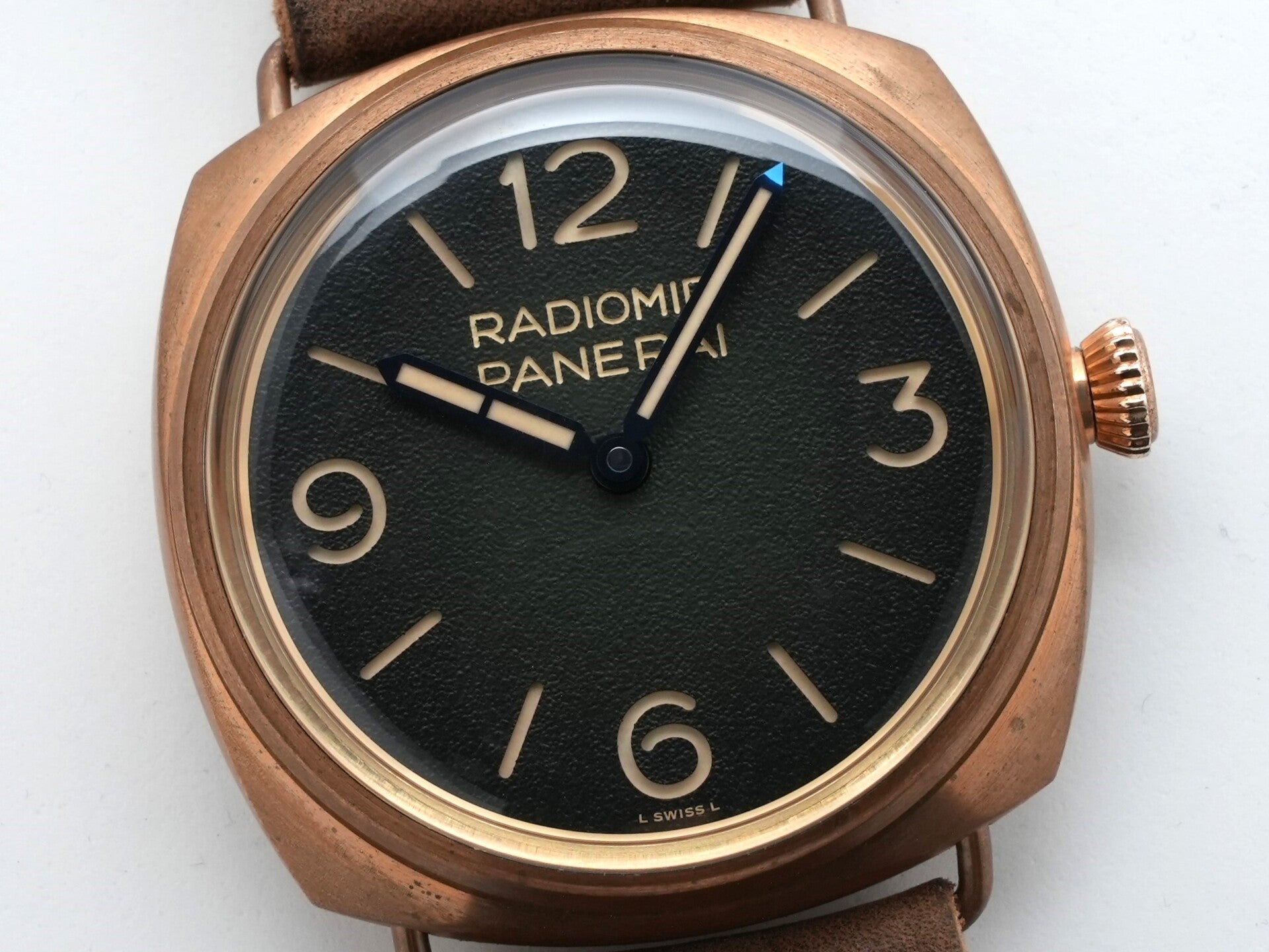 パネライ ラジオミール ブロンゾ Ref.PAM00760 BRONZE グリーン文字盤