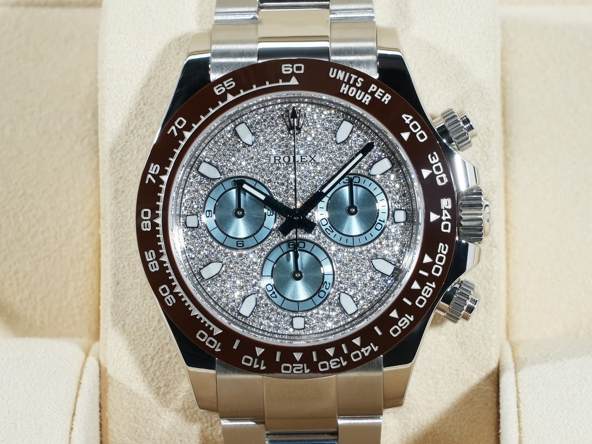 ロレックス デイトナ Ref.116506 PT パヴェダイヤモンド文字盤 美中古 hv9yibxi