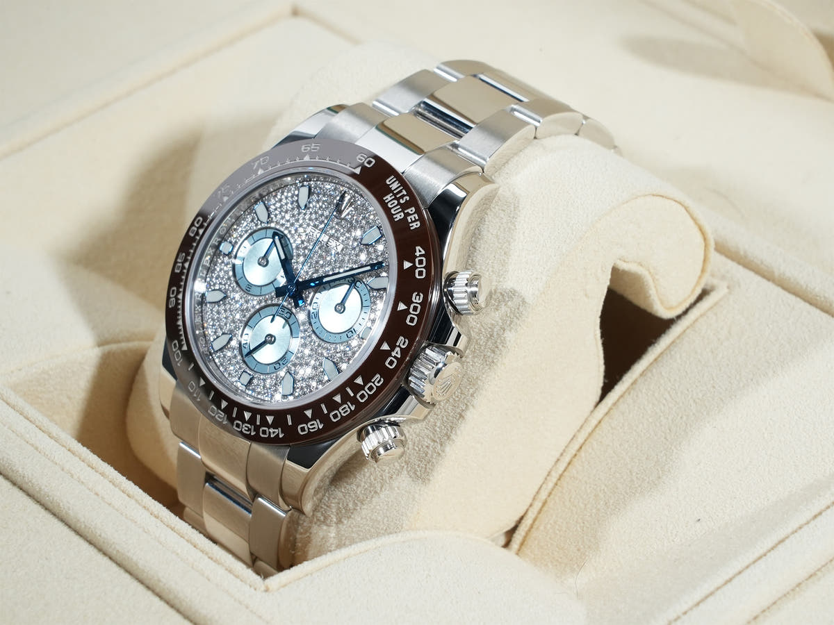 ロレックス デイトナ Ref.116506 PT パヴェダイヤモンド文字盤 美中古 hv9yibxi