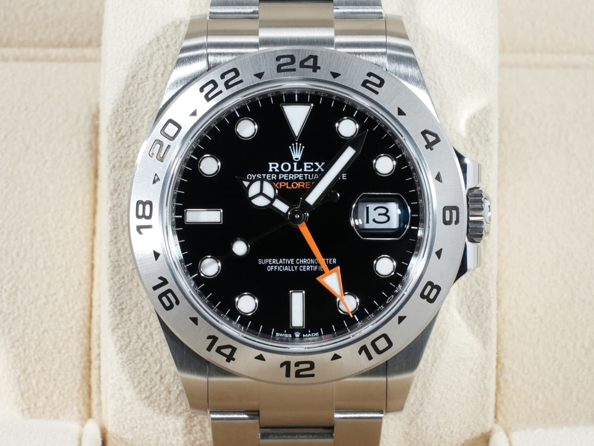 ロレックス エクスプローラーII Ref.226570 SS ブラック文字盤 未使用 vdqivkp4