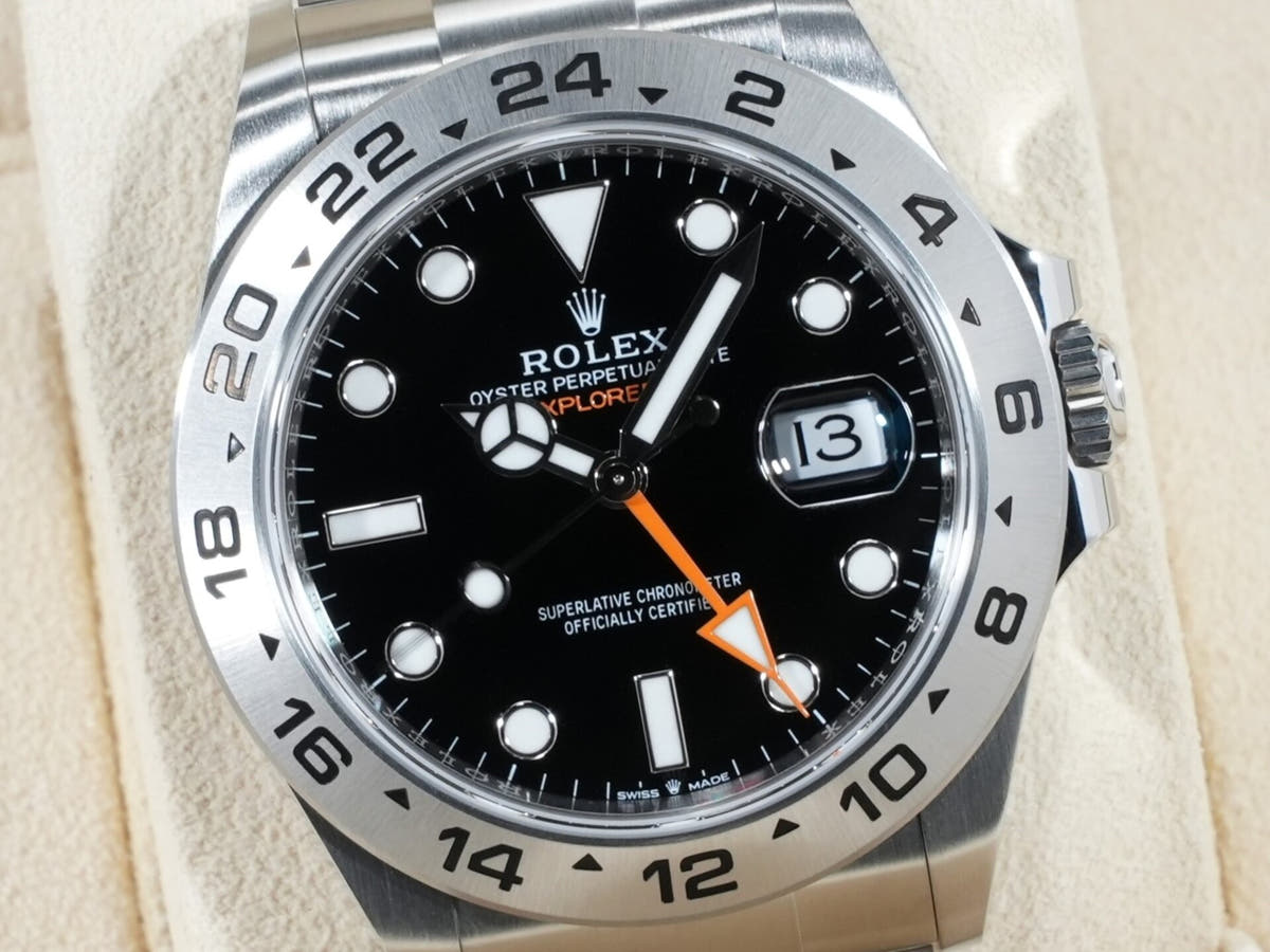 ロレックス エクスプローラーII Ref.226570 SS ブラック文字盤 未使用 vdqivkp4