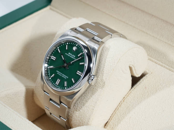 ロレックス オイスターパーペチュアル36 Ref.126000 ステンレススチール グリーン文字盤