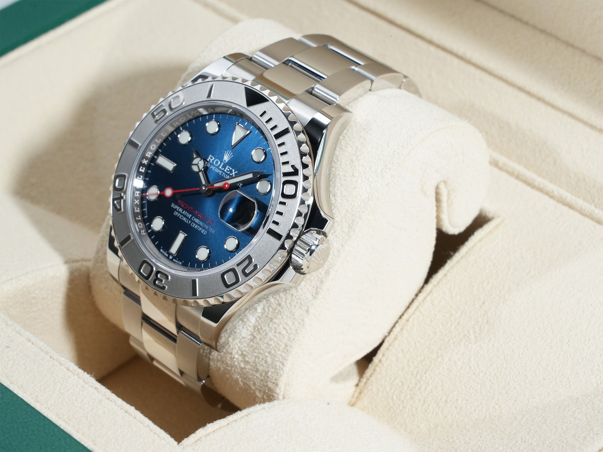 Rolex ヨットマスター 126622 ブルー文字盤 + 針 Rolex ヨットマスター 126622 ブルー文字盤 + 針