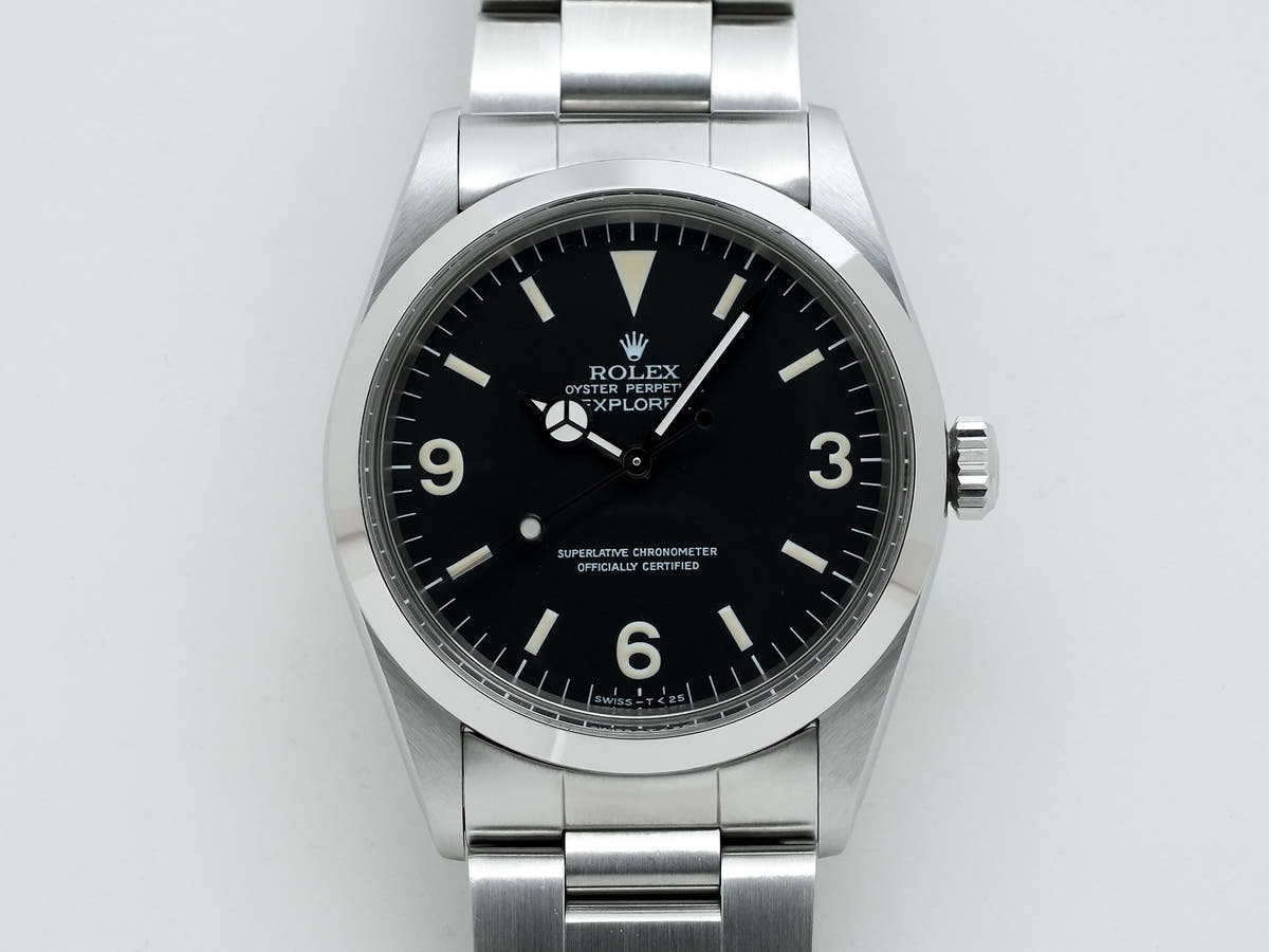 ロレックス エクスプローラーI Ref.1016 ブラック文字盤 中古 3nicupok