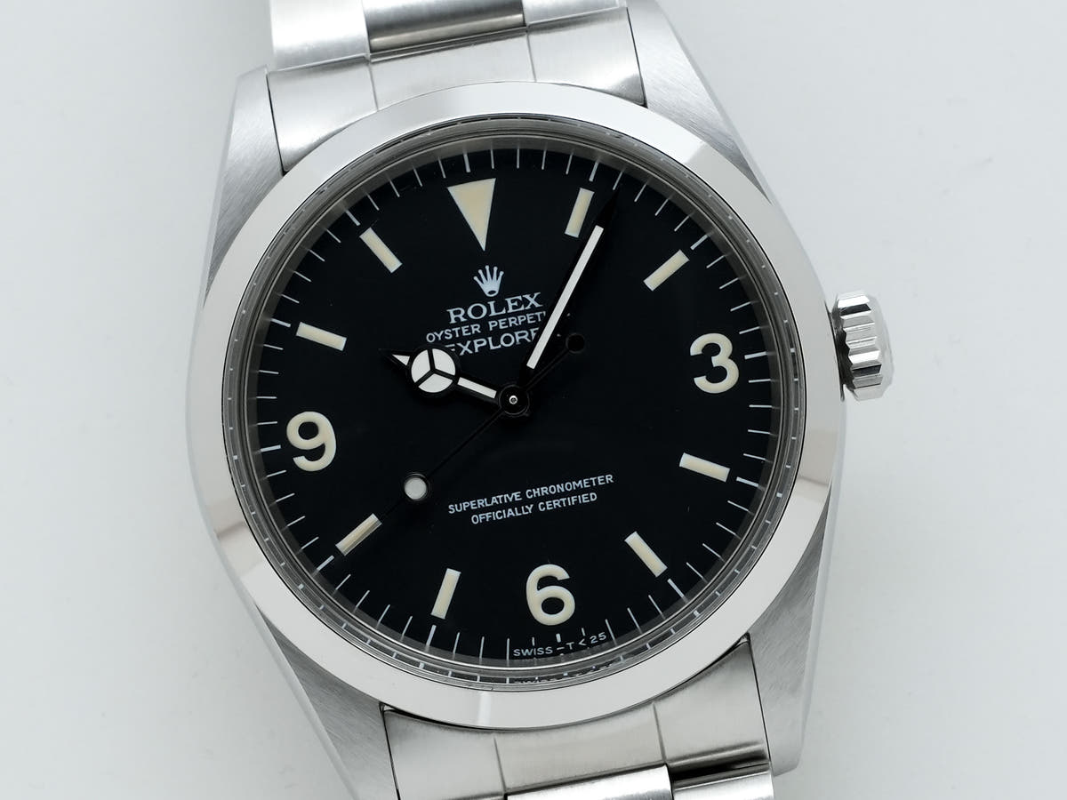 ロレックス エクスプローラーI Ref.1016 ブラック文字盤 中古 3nicupok