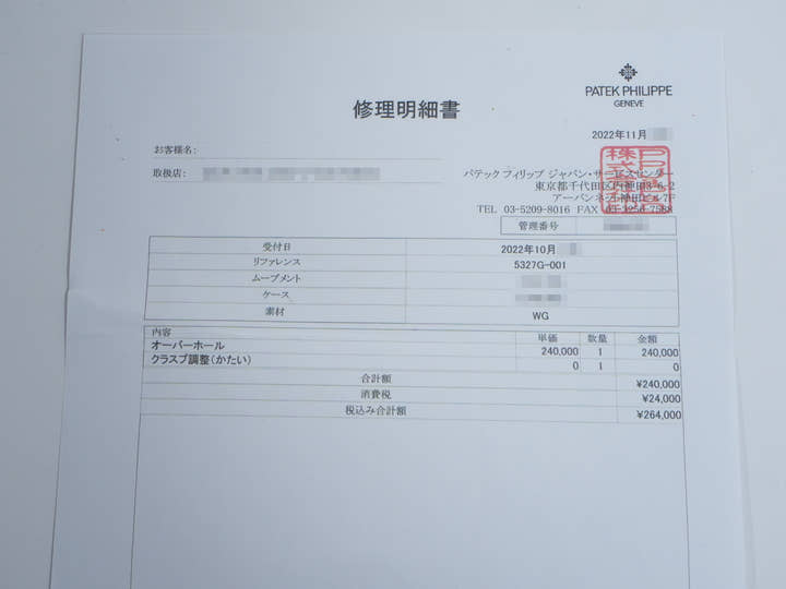 パテックフィリップ パーペチュアルカレンダー Ref.5327G-001 ホワイトゴールド ロイヤルブルーソレイユ文字盤