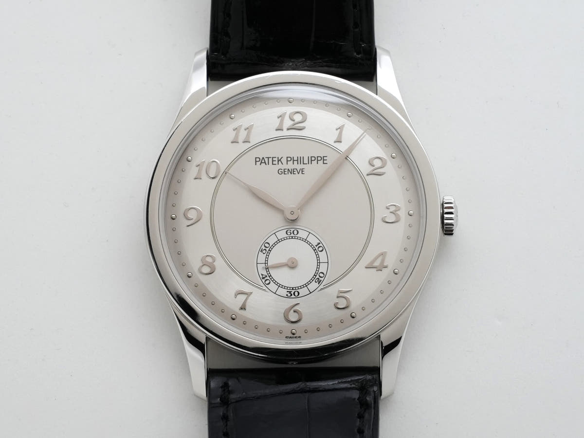 パテックフィリップ カラトラバ Ref.5196P-001 PT シルバー文字盤 中古 n72geryc