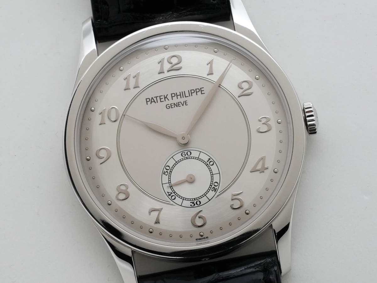 パテックフィリップ カラトラバ Ref.5196P-001 PT シルバー文字盤 中古 n72geryc