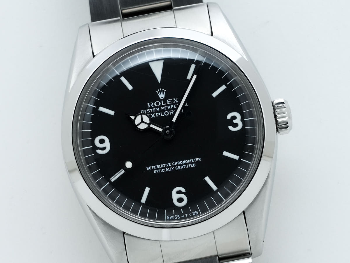 ロレックス エクスプローラーI Ref.1016 ブラック文字盤 中古 bh7g3vuk