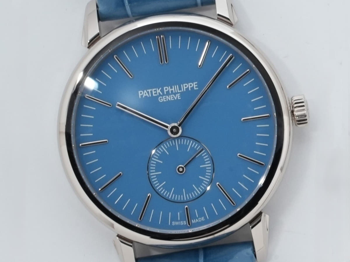 パテックフィリップ カラトラバ グランド エキシビジョン 東京2023 Ref.6127G-010/7127G-010 18KWG ラックライトブルー(スカイブルー) ライラックトーン(パープル)文字盤 未使用 cfqs9cyz