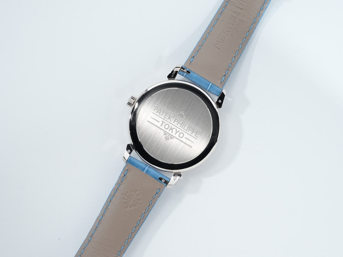 パテックフィリップ カラトラバ グランド エキシビジョン 東京2023 Ref.6127G-010/7127G-010 18KWG ラックライトブルー(スカイブルー) ライラックトーン(パープル)文字盤 未使用 cfqs9cyz