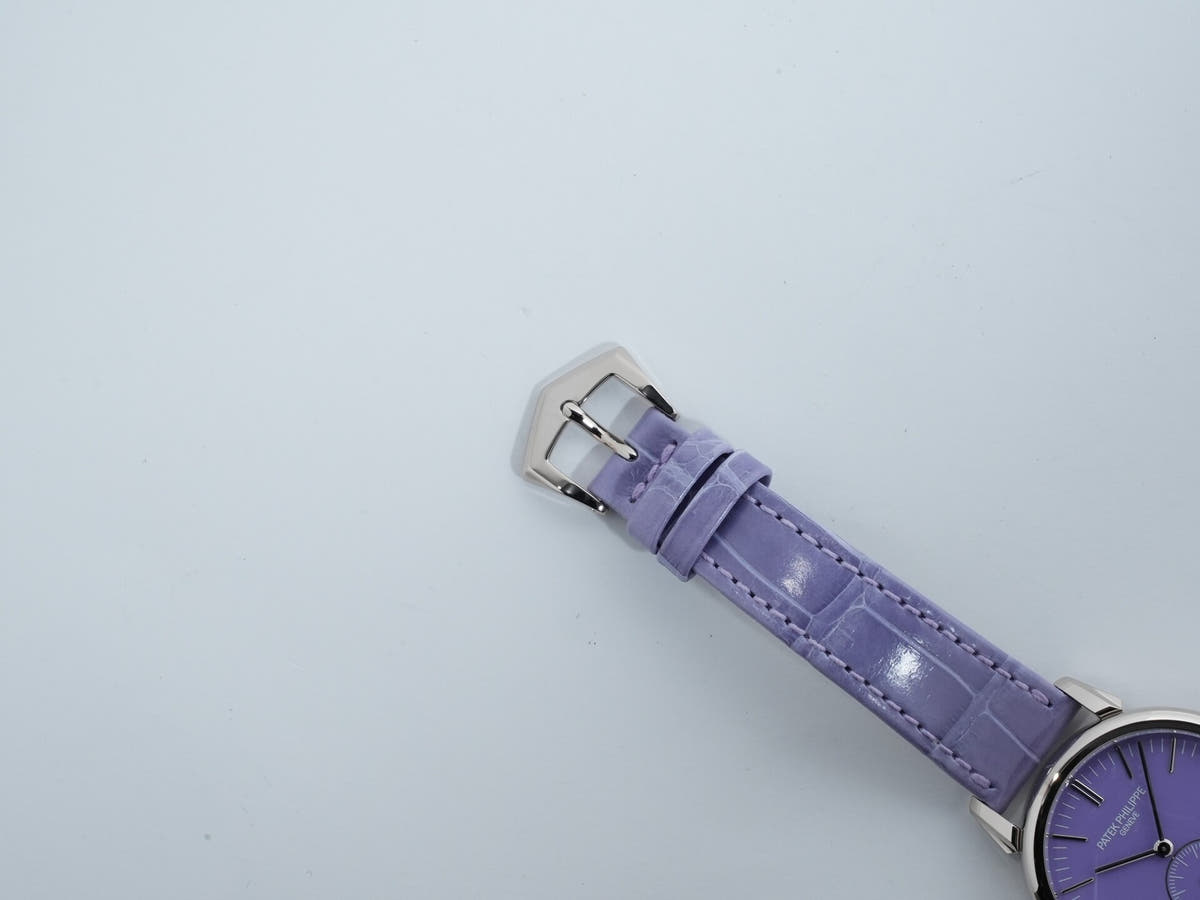 パテックフィリップ カラトラバ グランド エキシビジョン 東京2023 Ref.6127G-010/7127G-010 18KWG ラックライトブルー(スカイブルー) ライラックトーン(パープル)文字盤 未使用 cfqs9cyz