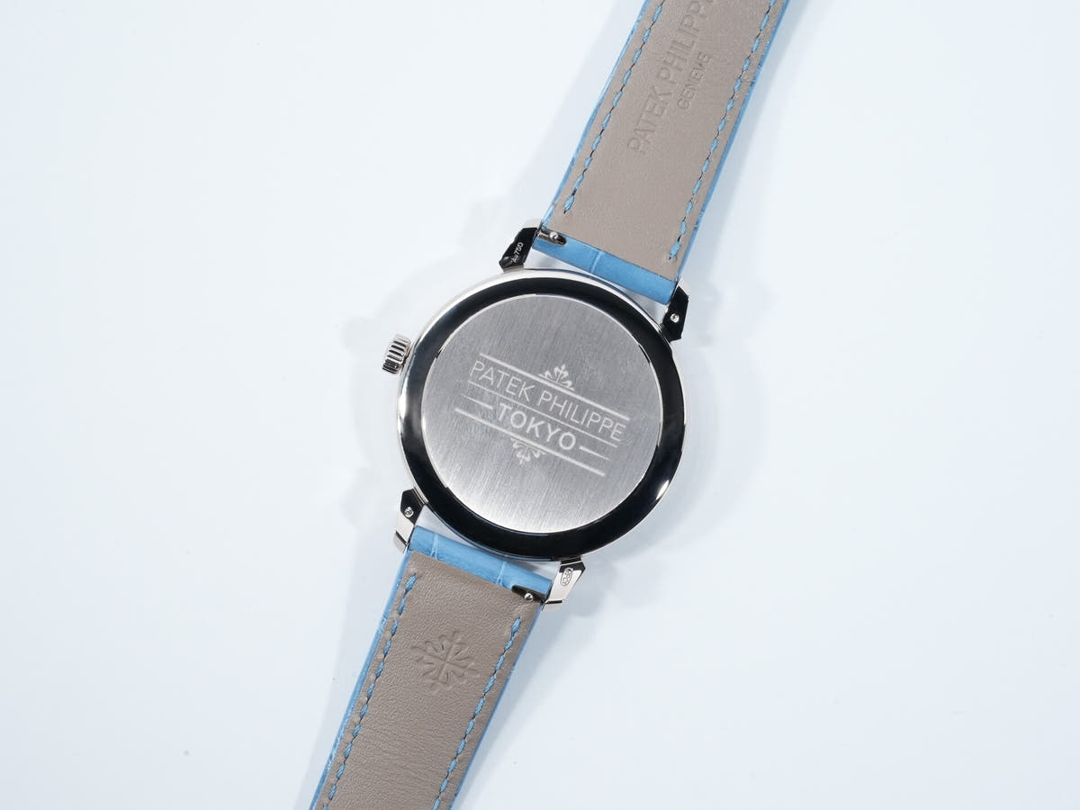 パテックフィリップ カラトラバ グランド エキシビジョン 東京2023 Ref.6127G-010/7127G-010 18KWG ラックライトブルー(スカイブルー) ライラックトーン(パープル)文字盤 美品 fghzoazp
