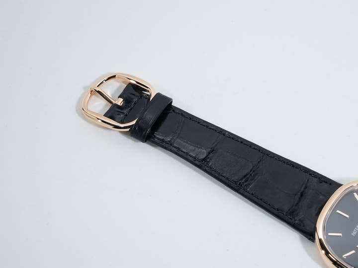 パテックフィリップ ゴールデンエリプス Ref.5738R-001 ローズゴールド ブラック文字盤