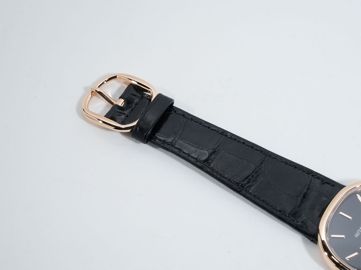 パテックフィリップ ゴールデンエリプス Ref.5738R-001 ブラック文字盤 美中古 98a56dxe
