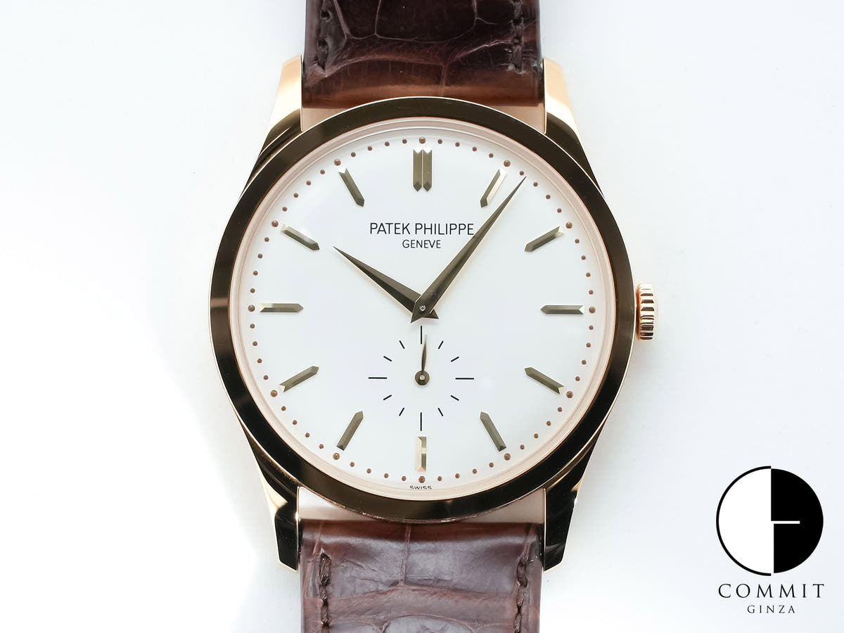 Patek Philippe Calatrava Ref.5196J-001 18KYG Silver Dial Good Condition Pre-Owned 42m6fgzg