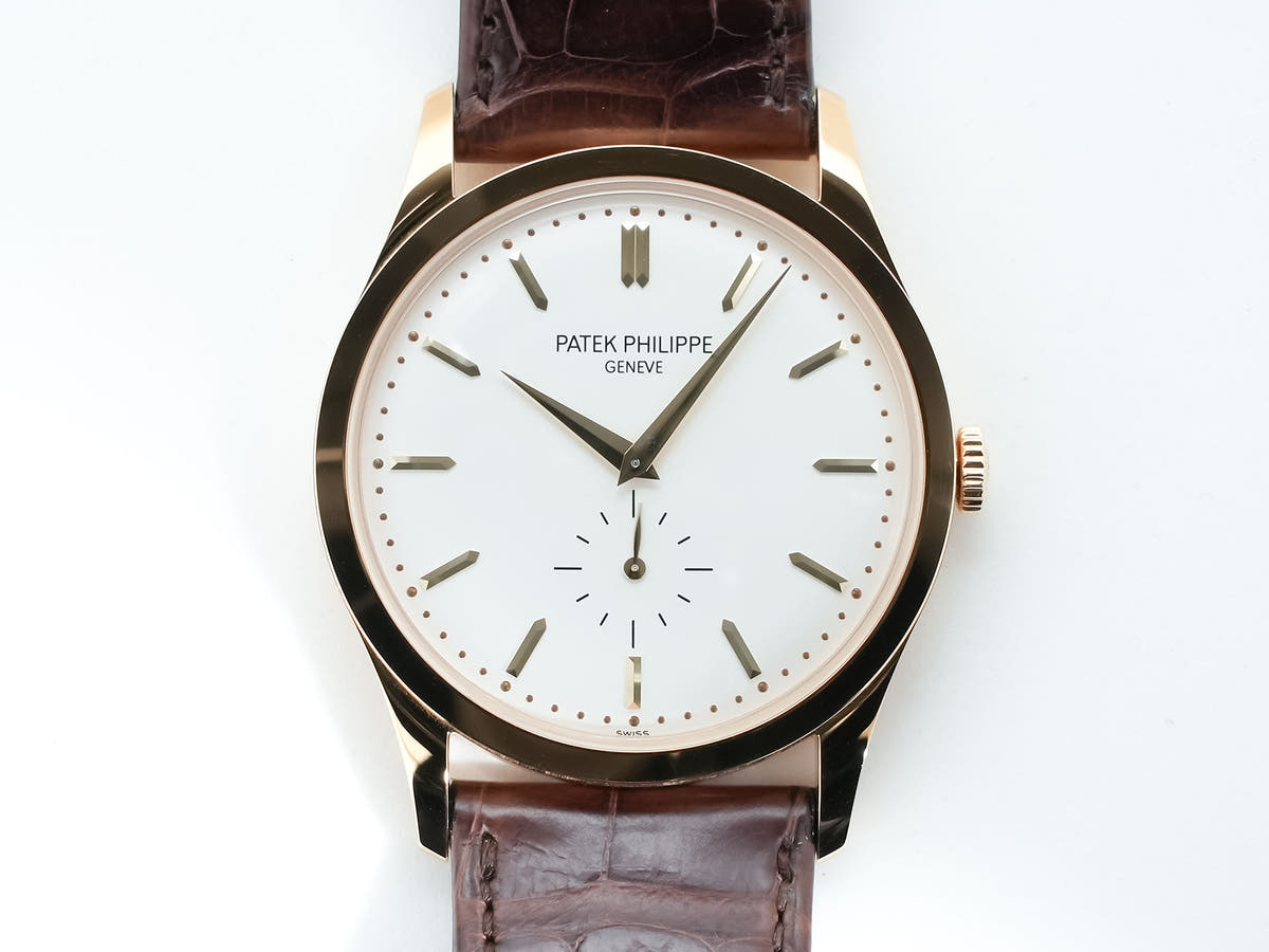 Patek Philippe Calatrava Ref.5196J-001 18KYG Silver Dial Good Condition Pre-Owned 42m6fgzg