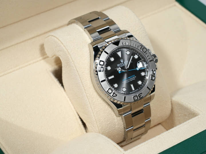Rolex Yacht-Master 37 Ref. 268622 Stainless Steel/Platinum Slate Dial