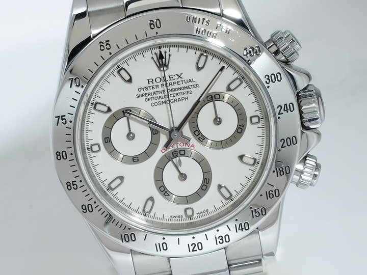 Rolex Daytona Ref. 116520 Stainless Steel Ivory Dial