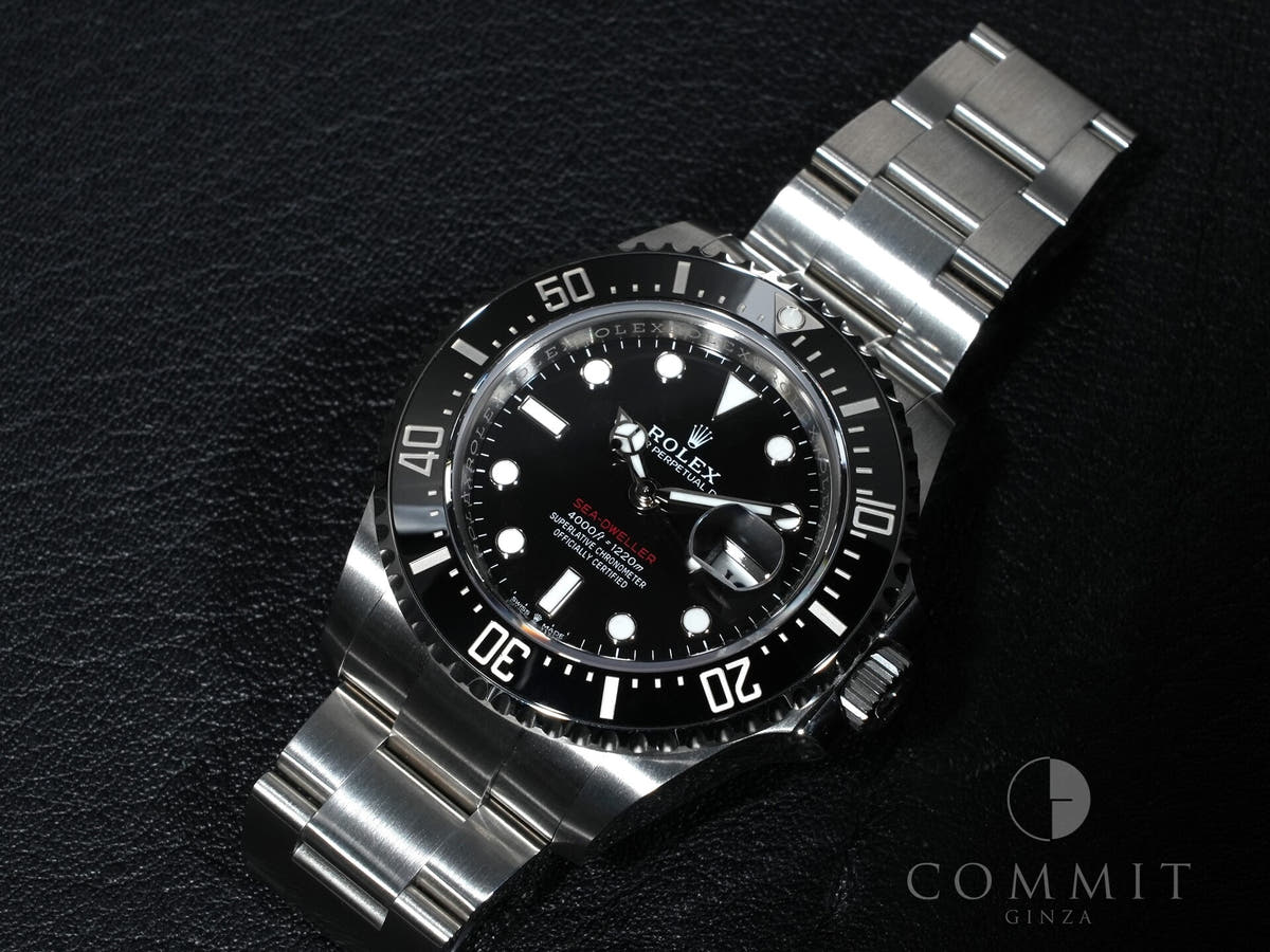 ロレックス シードゥエラー Ref.126600 SS ブラック文字盤 美中古 w3akybqs