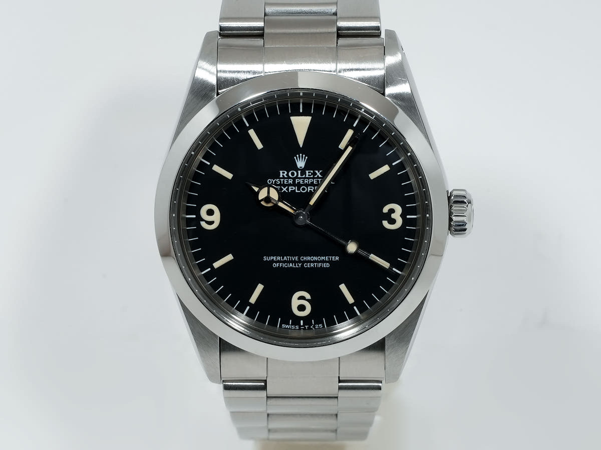 ロレックス エクスプローラーI Ref.1016 ブラック文字盤 中古 aqdegort