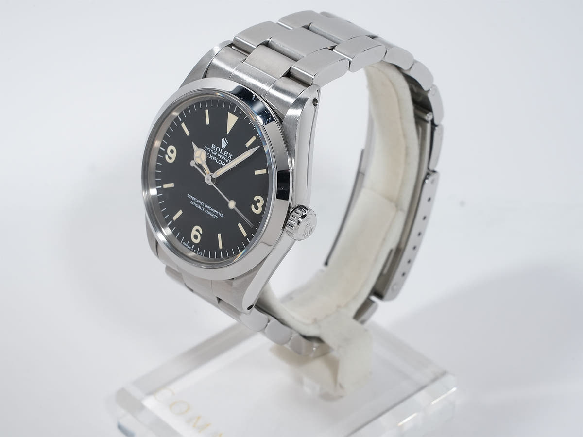 ロレックス エクスプローラーI Ref.1016 ブラック文字盤 中古 aqdegort