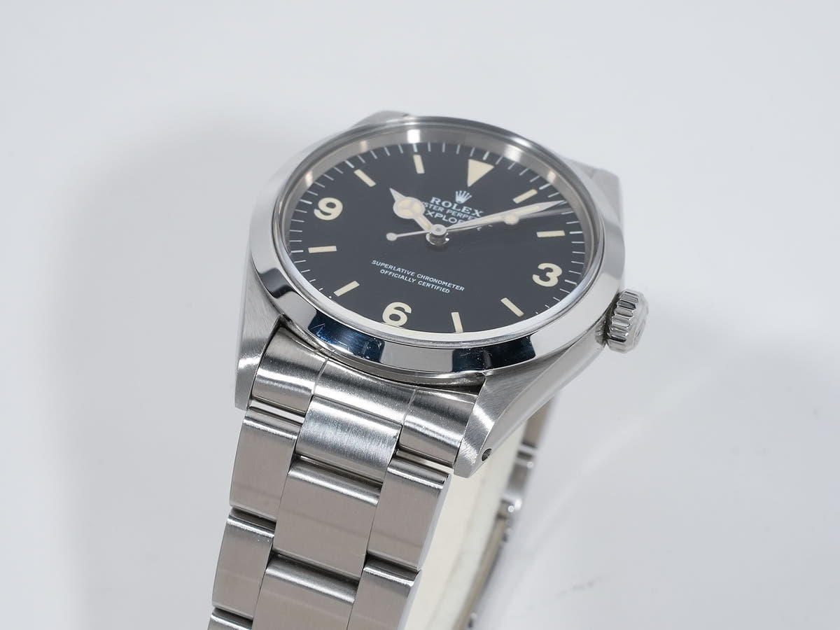 ロレックス エクスプローラーI Ref.1016 ブラック文字盤 中古 aqdegort