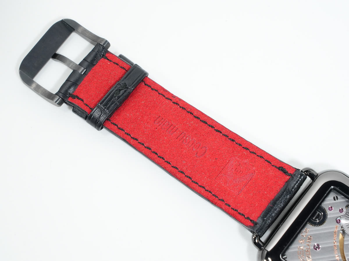 H.モーザー スイス アルプ ウォッチ Ref.5324-1200 ファンキーブルー文字盤 美品 4zamw868