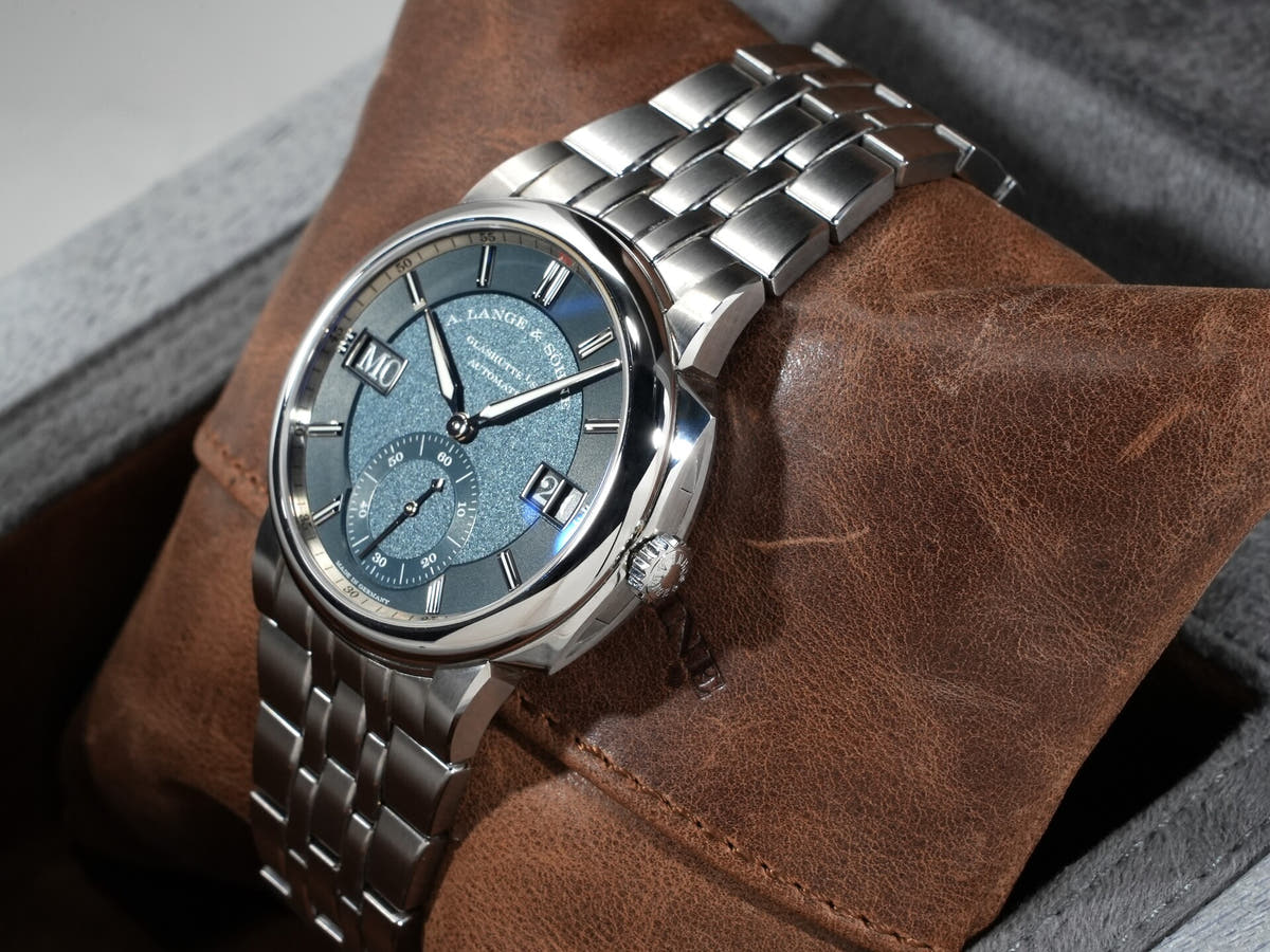 A.ランゲ＆ゾーネ オデュッセウス Ref.363.179 SS ダークブルー文字盤 美中古 rs7gzxcz
