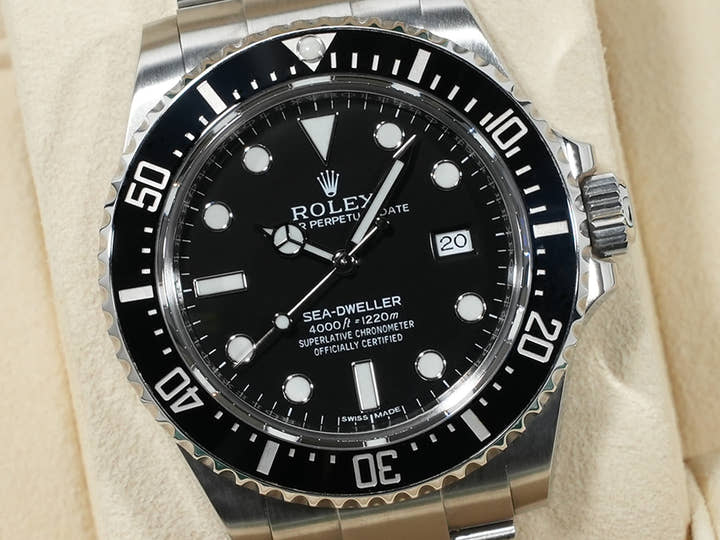ロレックス シードゥエラー 4000 Ref.116600 ステンレススチール ブラック文字盤