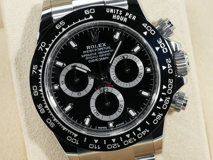 ロレックス デイトナ Ref.116500LN ステンレススチール ブラック文字盤