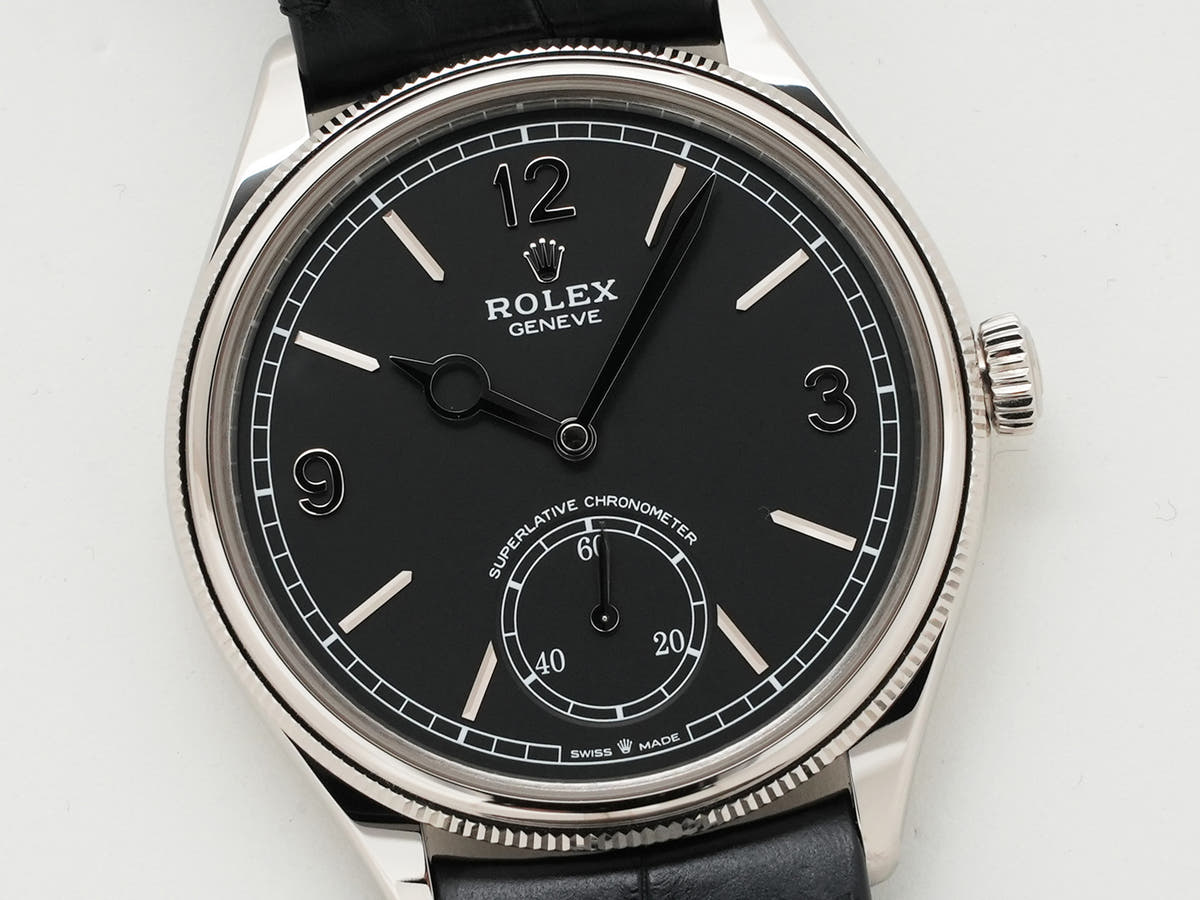 ロレックス 1908 Ref.52509 ブラック文字盤 美品 wd3bx8u3